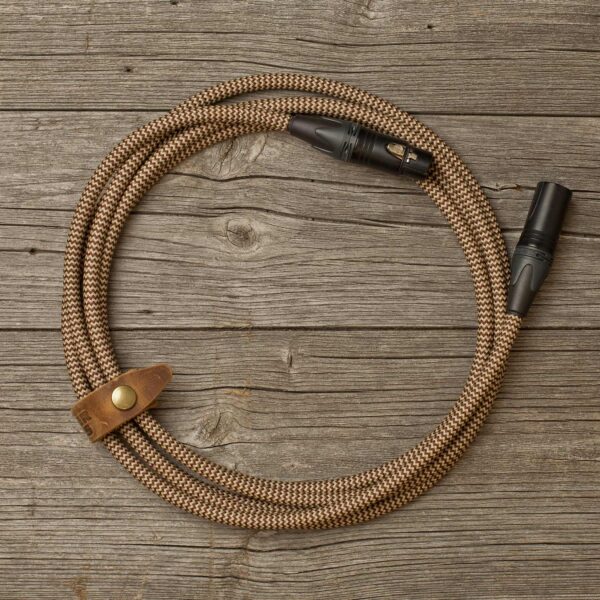BROWN SAND ZIG ZAG MICROPHONE